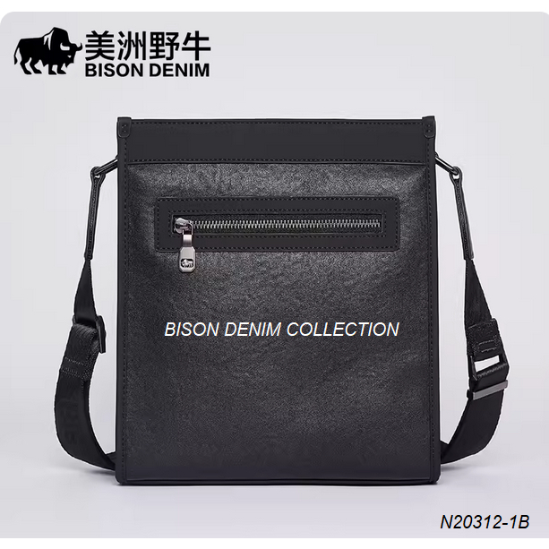 Jual Bison Denim-Tas Selempang / Massenger Bag Pria Kulit Sapi Asli ...