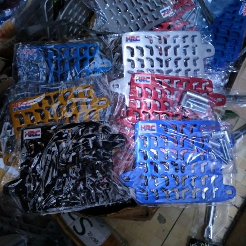 Jual Tutup Cover radiator model Arm bahan alumunium varia 125 150 pnp ...