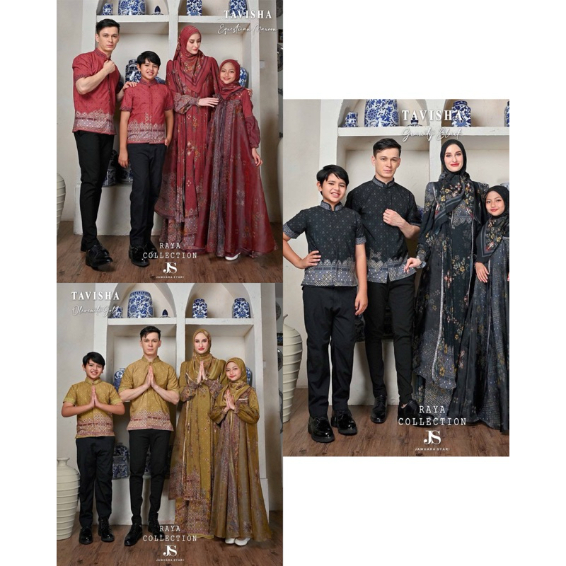Jual FAMILY RAYA COLLECTION TAVISHA SERIES BY JAWHARA SYARI | Shopee ...