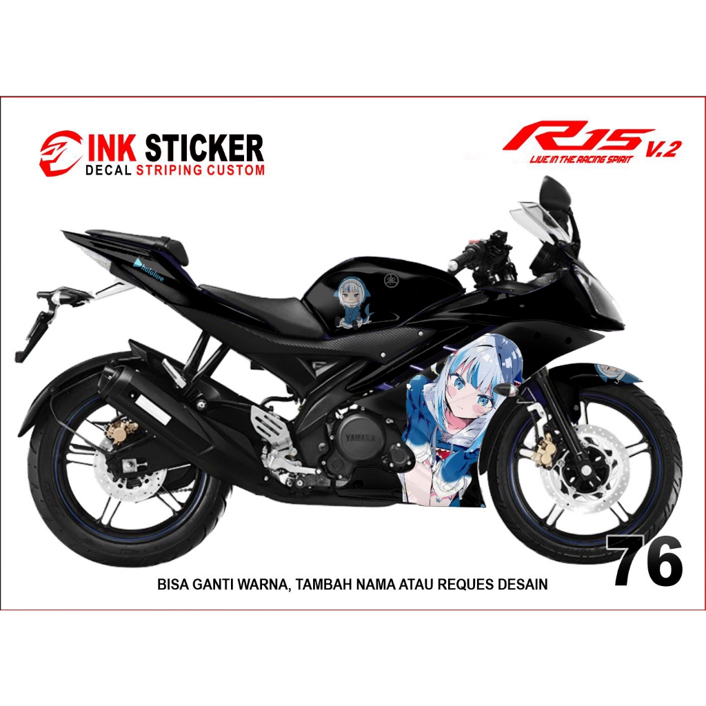 Jual Sticker Decal R15 v2 76 Fullbody | Shopee Indonesia