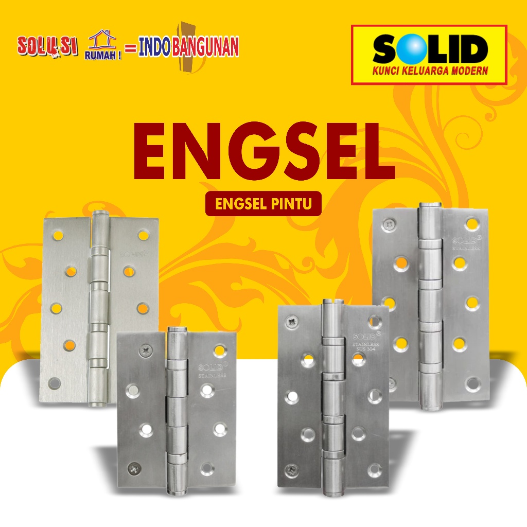 Jual SOLID - ENGSEL/ ENGSEL PINTU | Shopee Indonesia