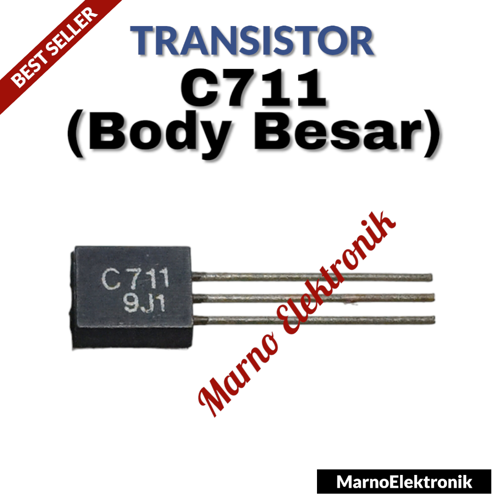 Jual TRANSISTOR TR C711 C 711 2SC711 2SC 711 PERSAMAAN C710 C 710 BODY ...