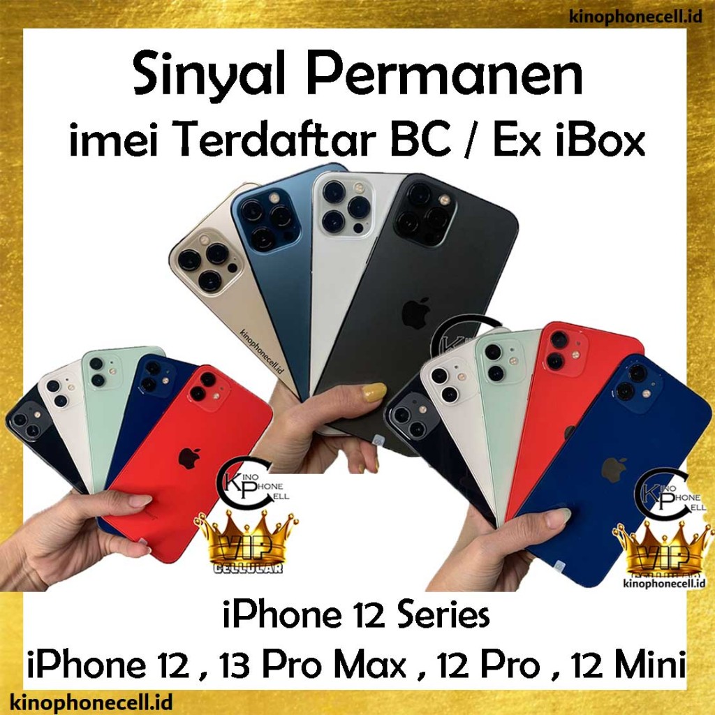 Jual Terdaftar BC IPhone 12 Pro Max - 12 Pro - 12 - 12 Mini IMEI ...