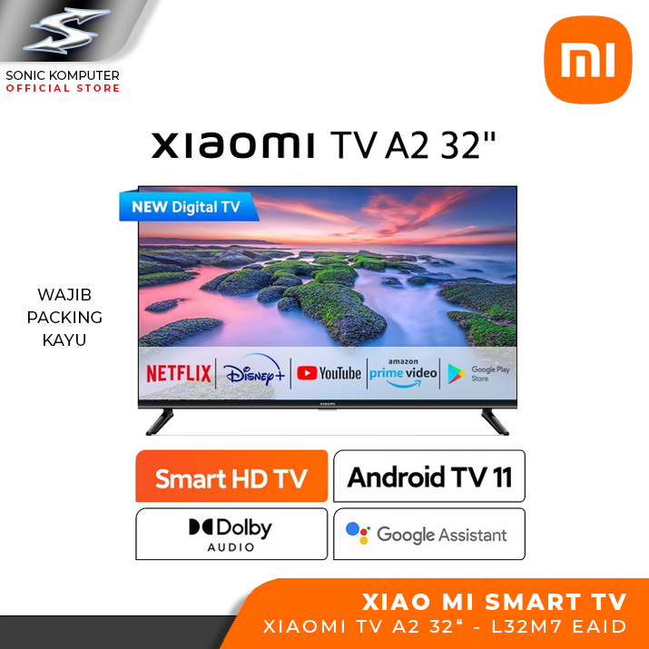 Jual Xiaomi TV A2 32" Smart HD Android TV 32 Inch Netflix L32M7 EAID ...