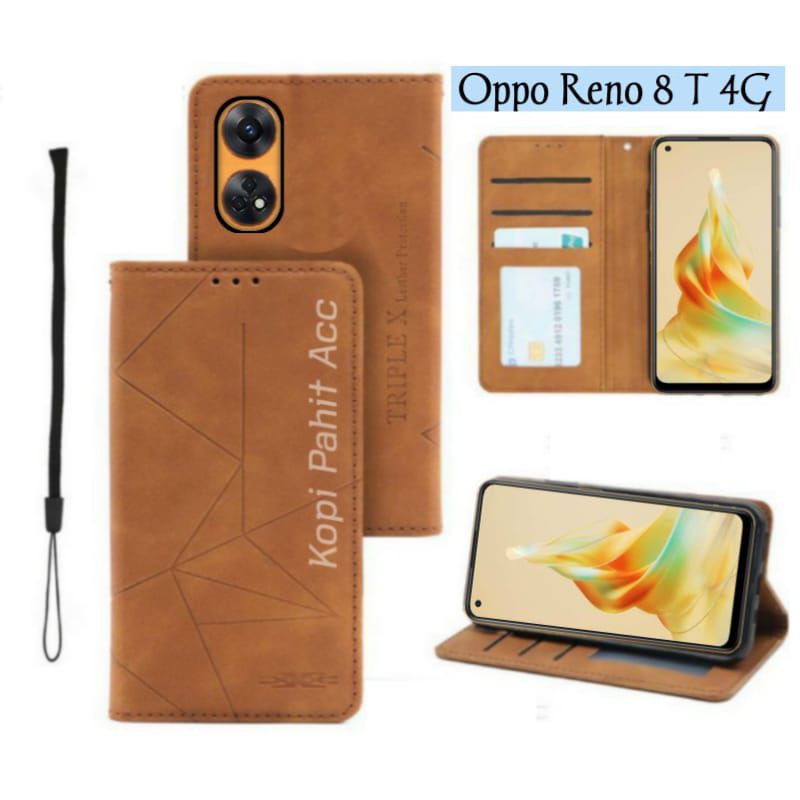 HAOYE Cover per OPPO Reno8 T (Reno 8T) Cover, Custodia Chiusura Magnetica Flip Case Stile, Pelle PU/TPU Farfalla Sbalzato con Supporto di Stand/Carte Slot. rosa