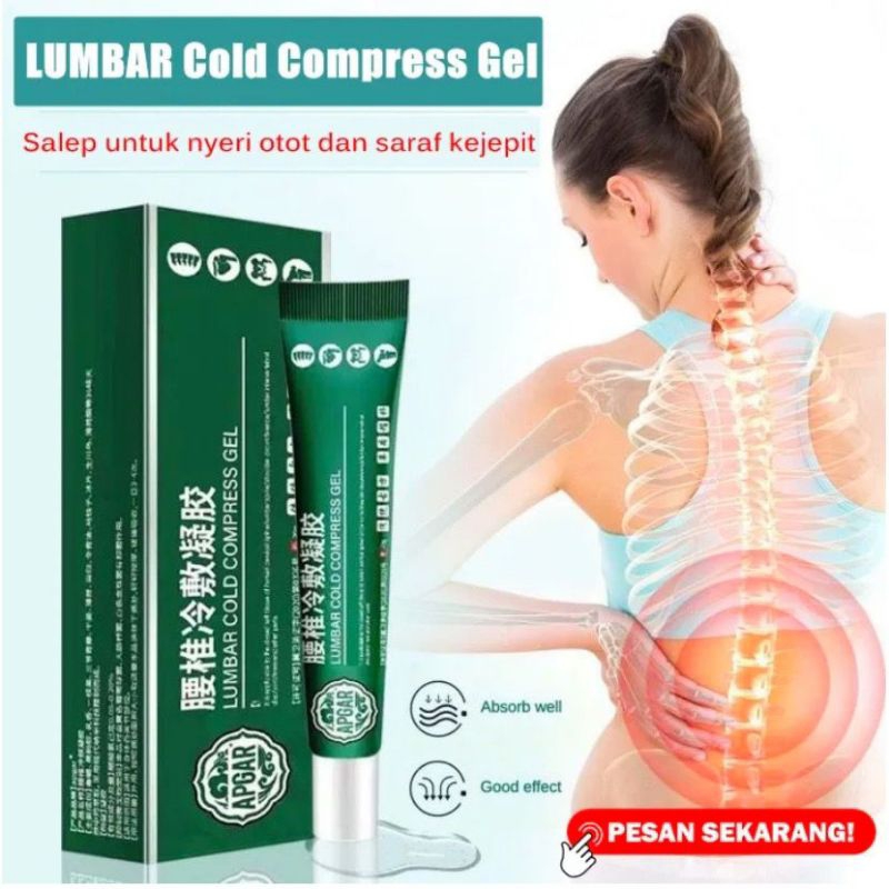 Jual Cream Sakit Punggung Lumbar Cold Compress Gel 20g Ampuh Salep