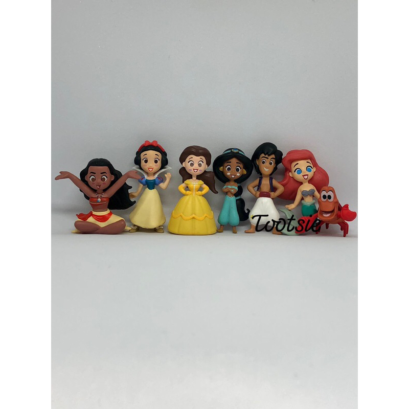 Jual Disney 100 Original Cpcm Princess Mini Figures Moana Snow White ...