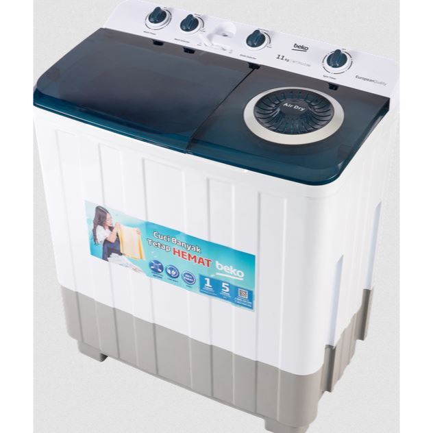 Jual Mesin Cuci Beko WTTA1103W Semi-Otomatis 2 Tabung 11 Kg | Shopee ...