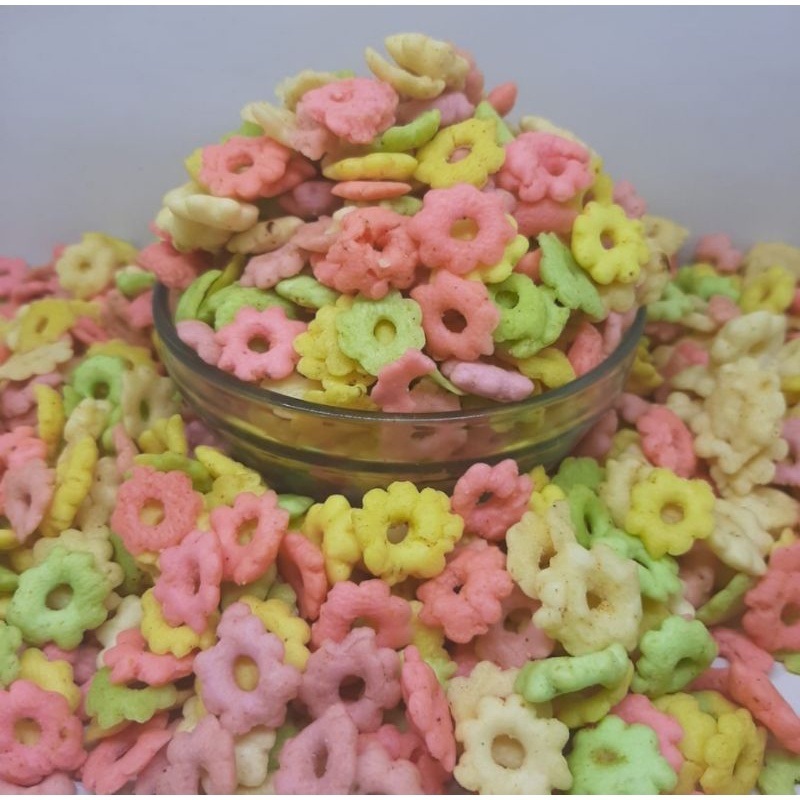 Jual 1 Kg Pilus Sakura Ribut Warna Warni Harga Camilan Cemilan Snack ...