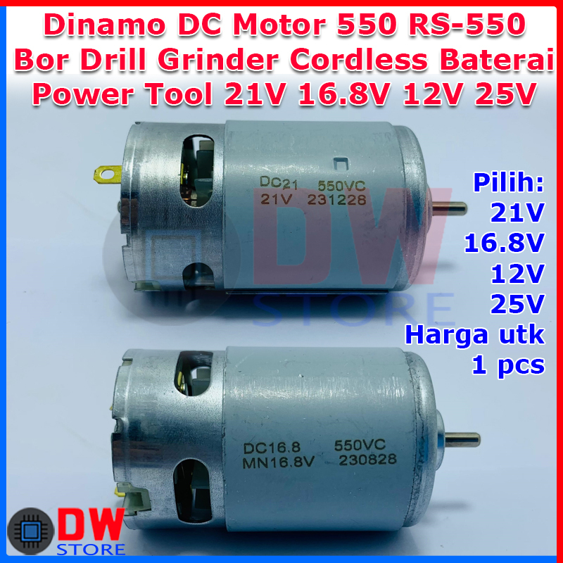 Jual Dinamo Motor Obeng Bor Baterai Cordless Rs Rs Vc V V V V Shopee