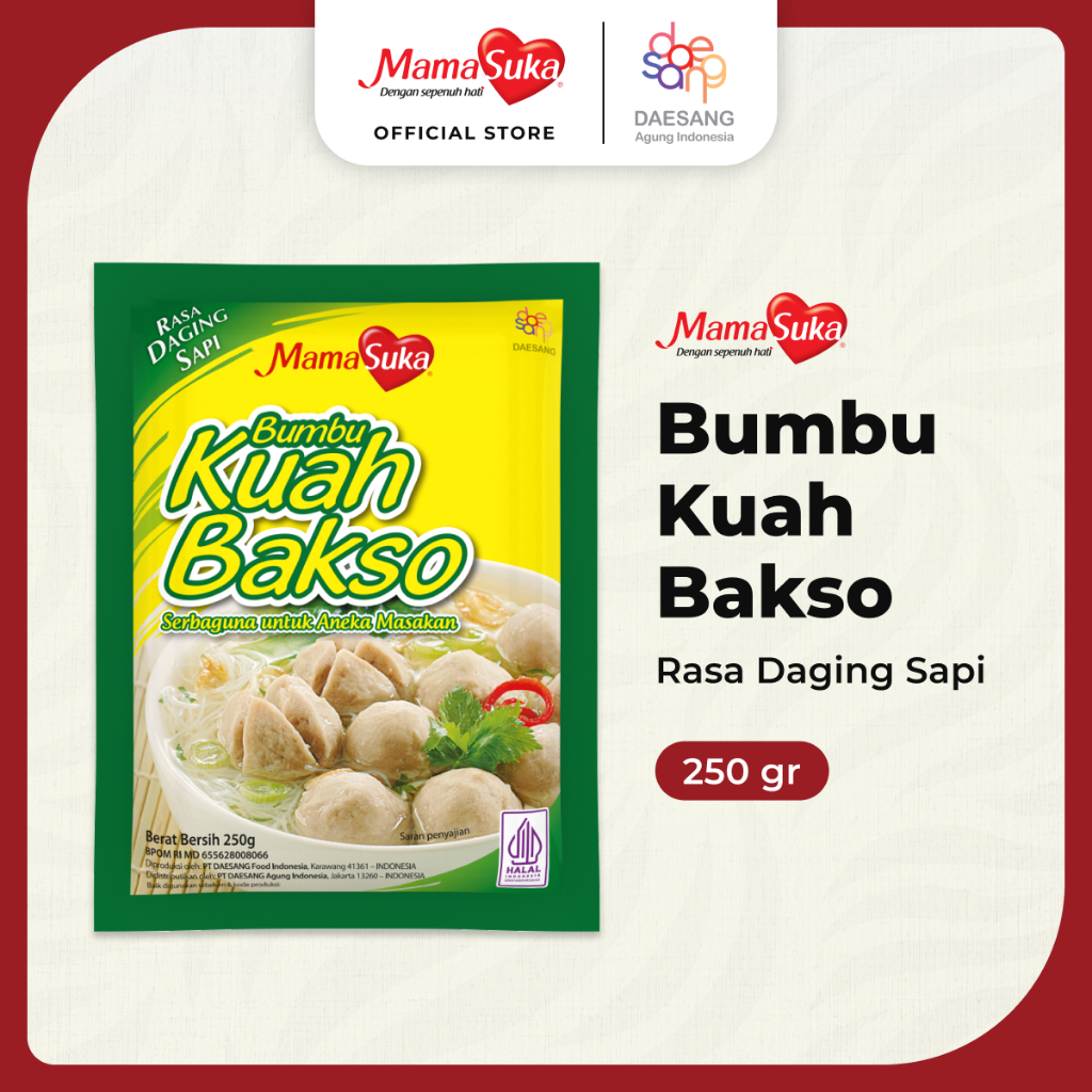 Jual Mamasuka Bumbu Kuah Bakso 250 Gr Shopee Indonesia