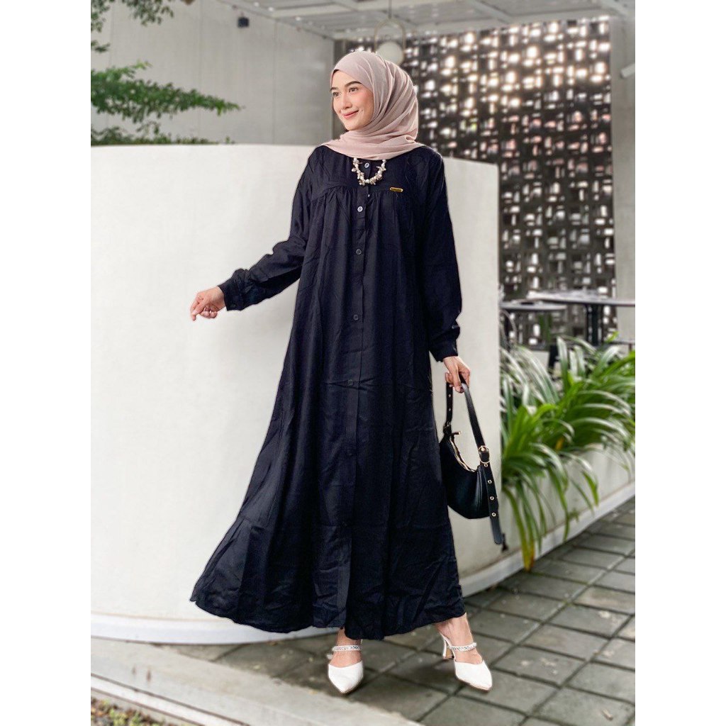 Jual Gamis Rayon Twill Ori By Amelia Dress Hana By Amelia Gamis Twill Premium Paling Murah