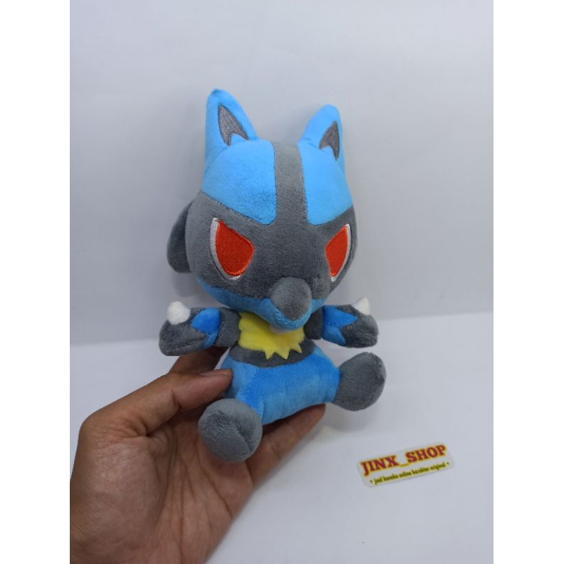 Jual boneka lucario Riolu pokemon original pokemon center | Shopee ...