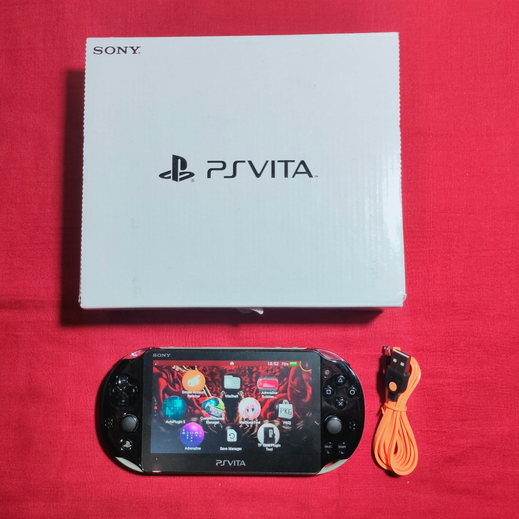 Jual Ps Vita Slim Gb Cfw Henkaku Enso Full Game Bebas Request Shopee Indonesia