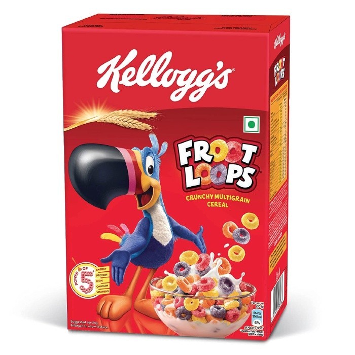 Jual Kellogg's Froot Loops / Sereal Jagung Gandum Barli Aroma Buah 300 ...