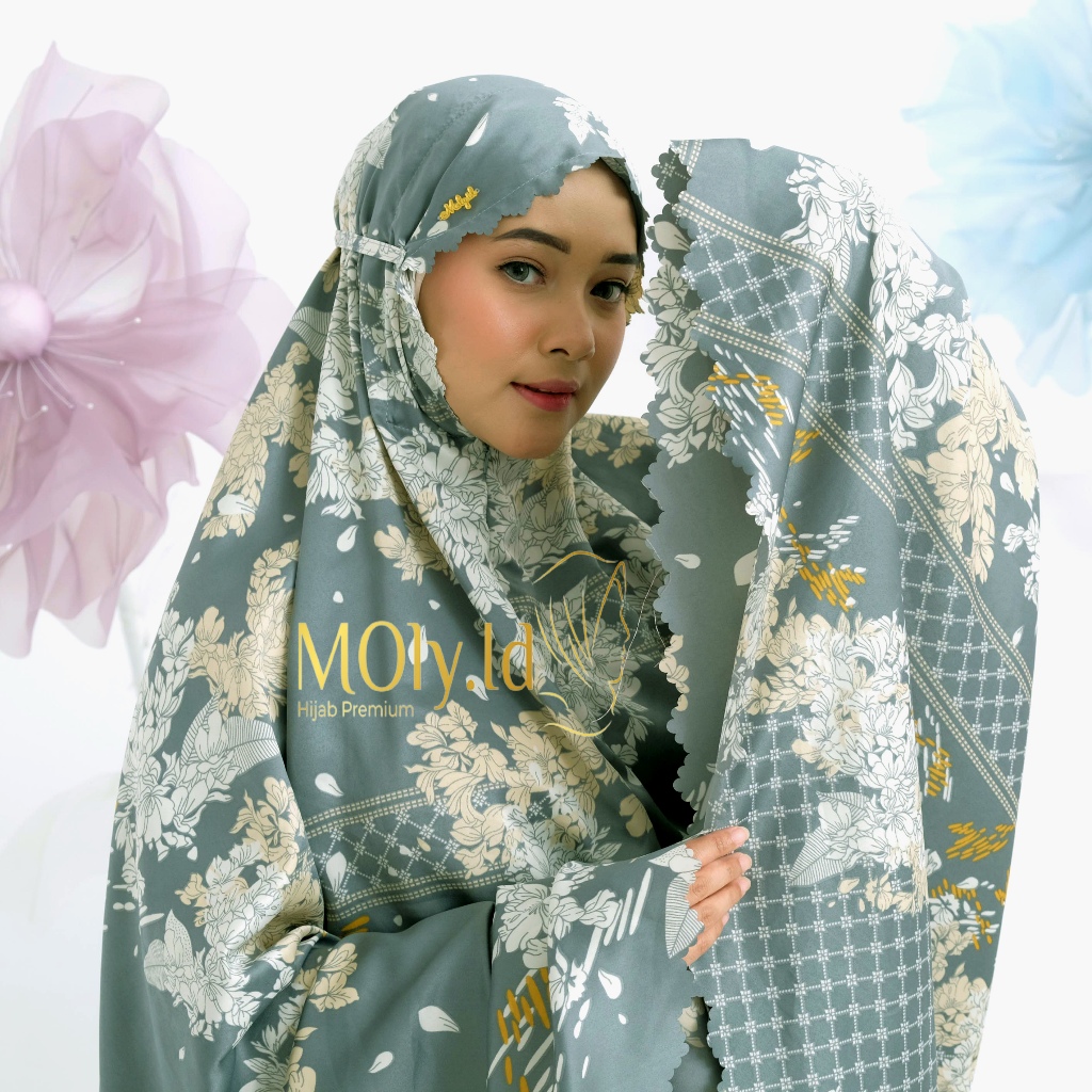 Jual Mukena Dewasa New Silk Luxury 2in1 Premium Laser Cut Tas Cantik