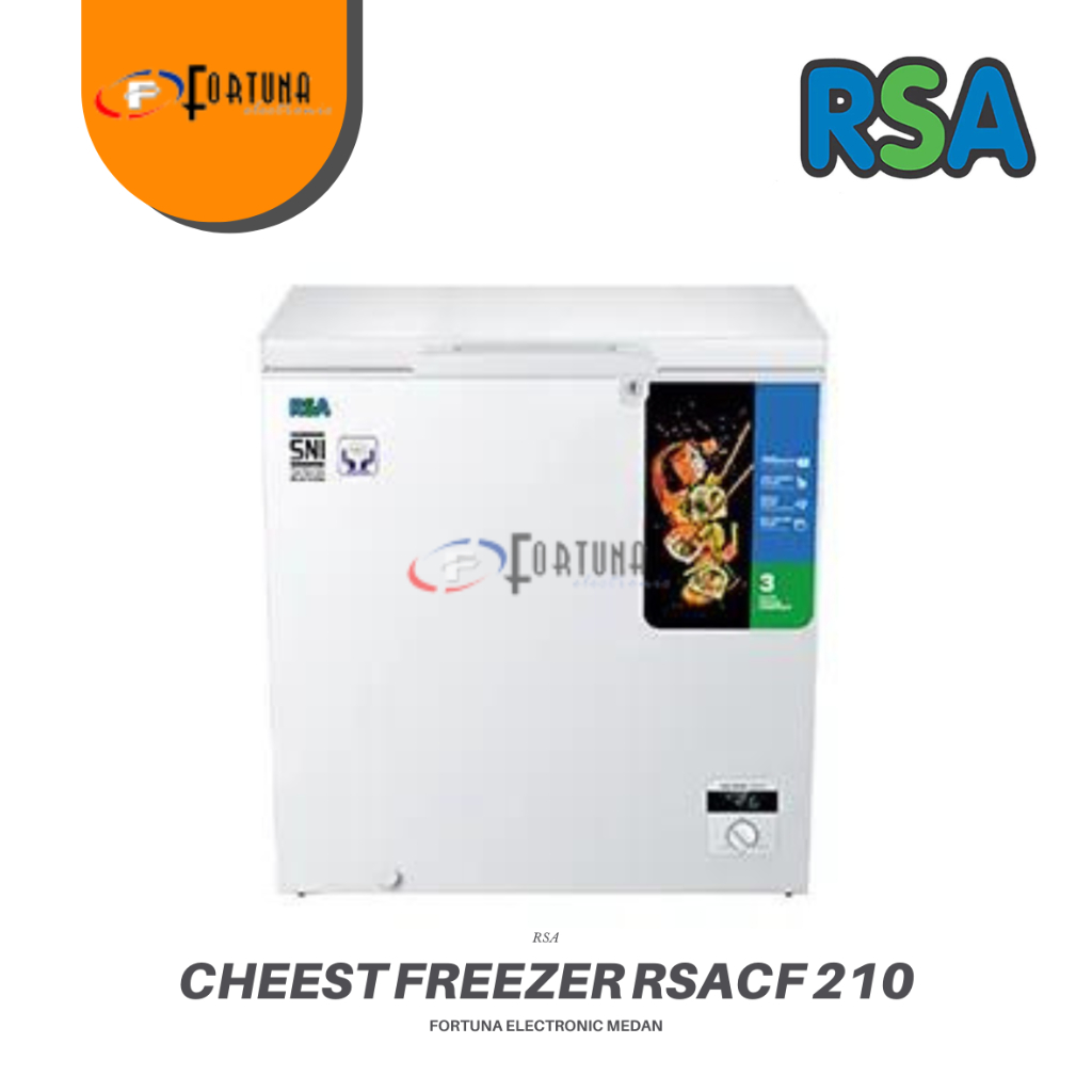 Jual CHEEST FREEZER RSA CF210/ CF 210 NEW TYPE 200 LITER MEDAN | Shopee ...