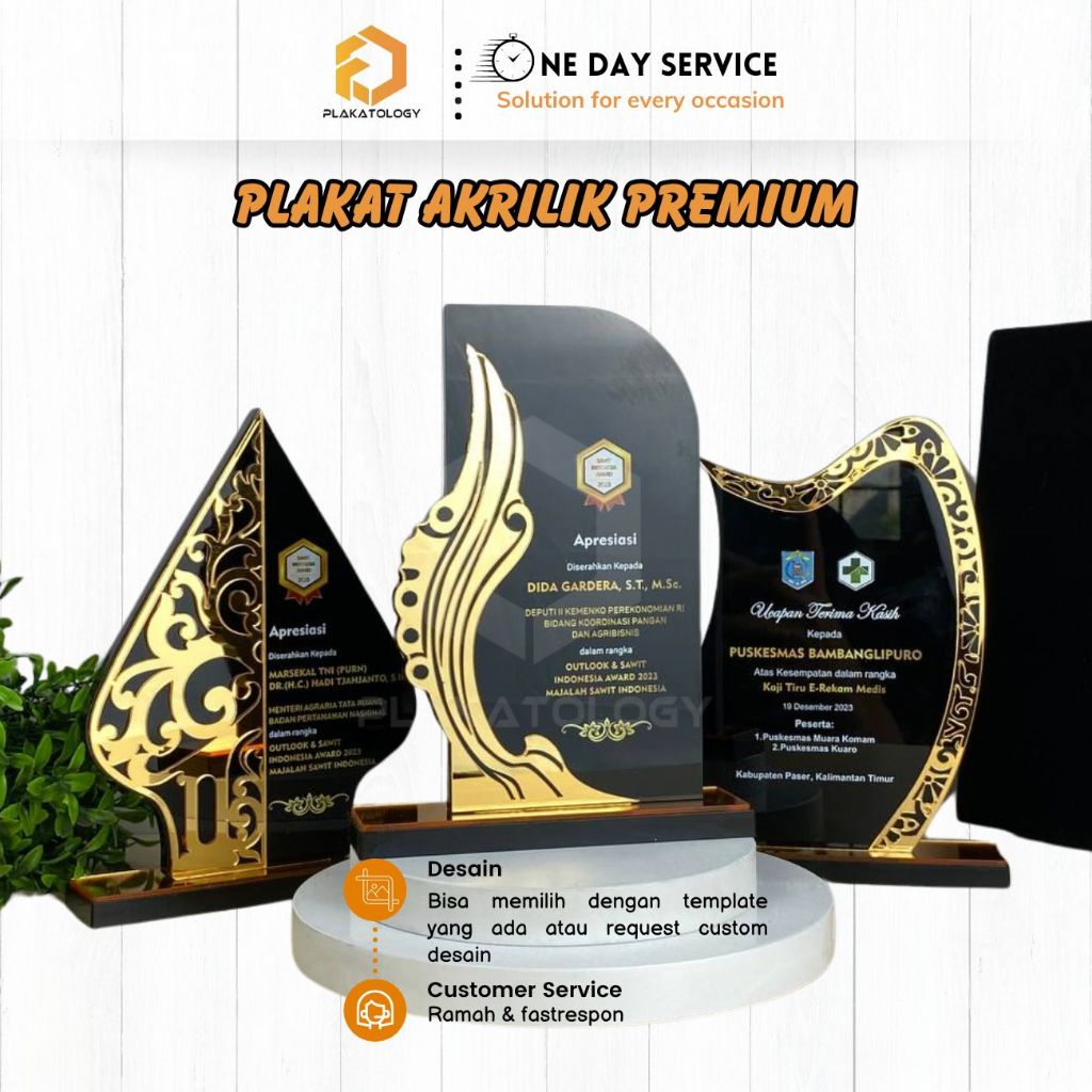 Jual PLAKAT AKRILIK GOLD SERIES / PLAKAT ACRYLIC MEWAH / PLAKAT ACRYLIC