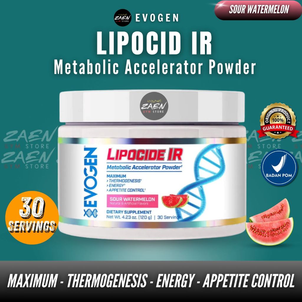 Jual Evogen Lipocide IR Fat Burner Powder 30 Servings Shopee Indonesia