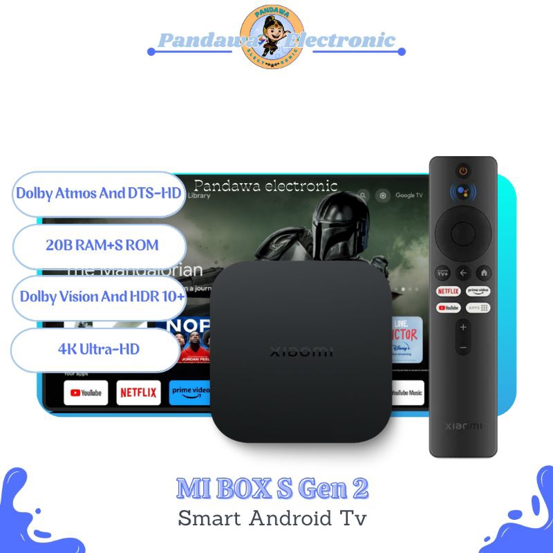 Jual Mi Box S Gen 2 Ultra HD 4K Smart Android Google TV set top Box ...