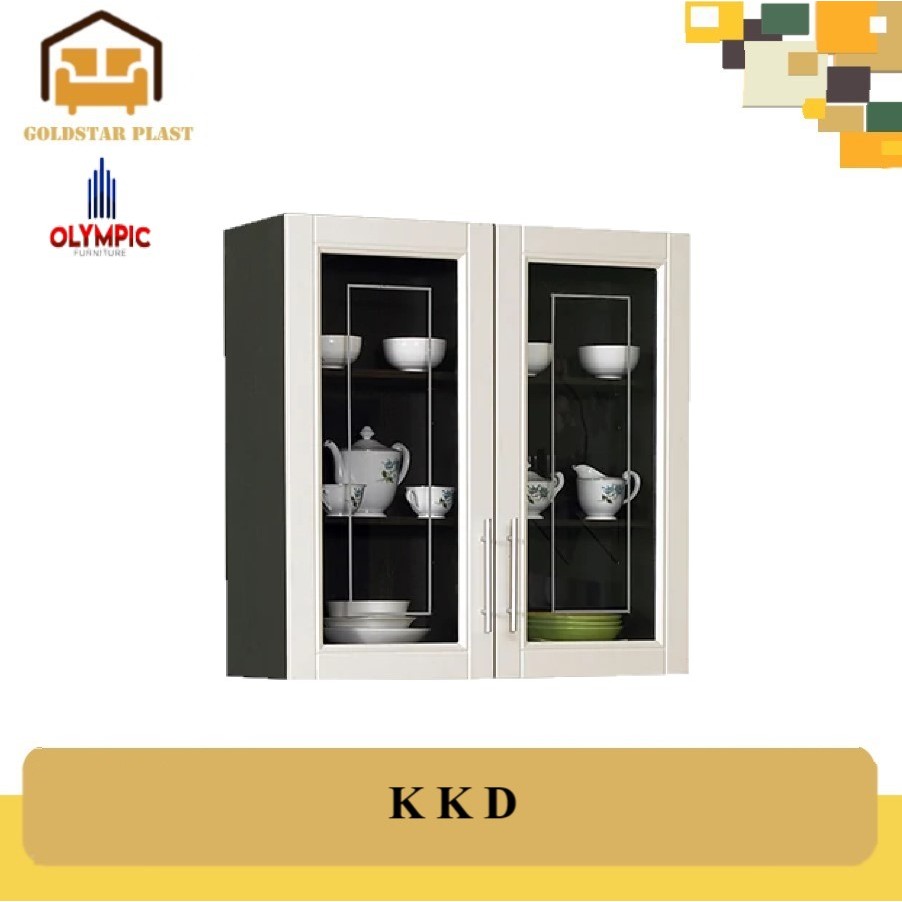 Jual Kitchen Atas 2 Pintu Olympicrak Dapur Gantung 3 Pintu Kacakkd