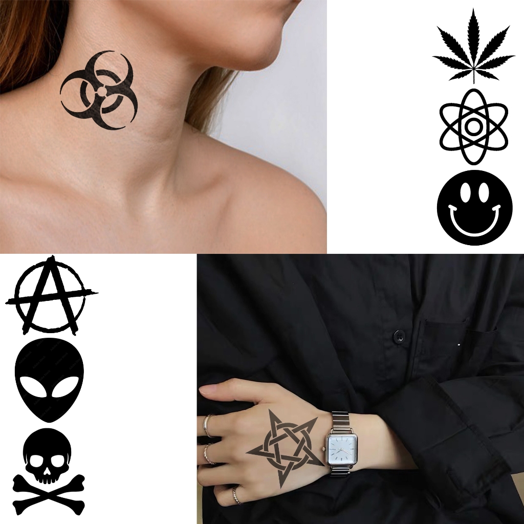Jual Tatto Temporer Simbol Simpel | Temporary Tatto Sticker | Tatto