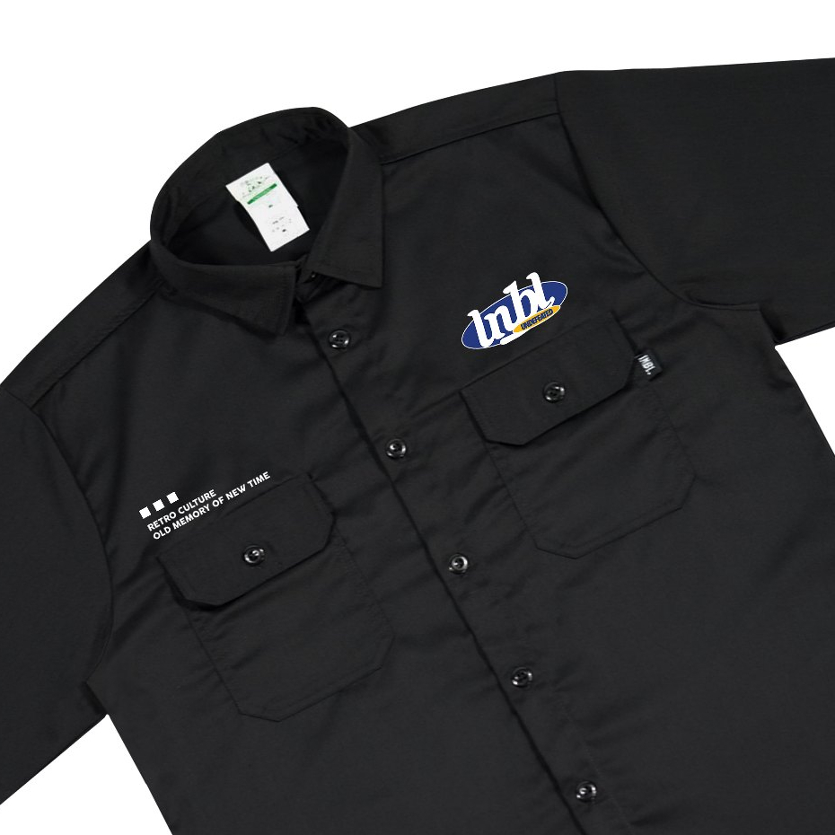 Jual INBL Workshirt Increased Black | Shopee Indonesia