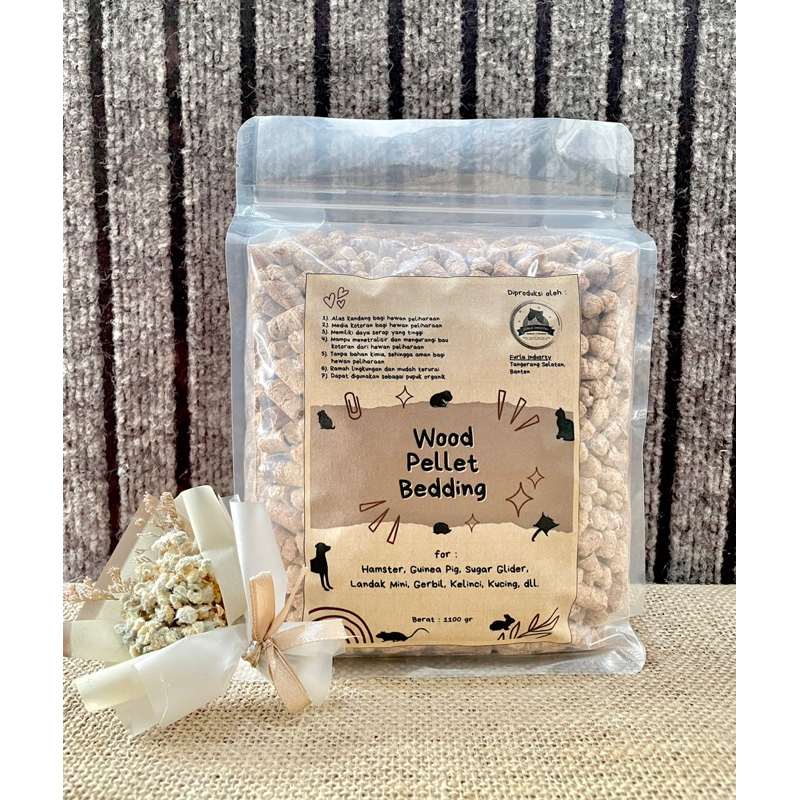 Jual Alas Kandang Hewan Wood Pellet Bedding Pellet Kayu Premium