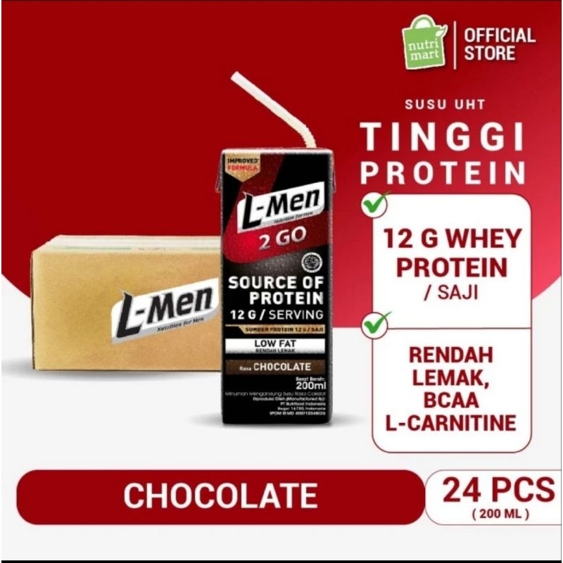 Jual L-MEN READY TO DRINK L MEN PROTEIN 2GO 200ML | Shopee Indonesia