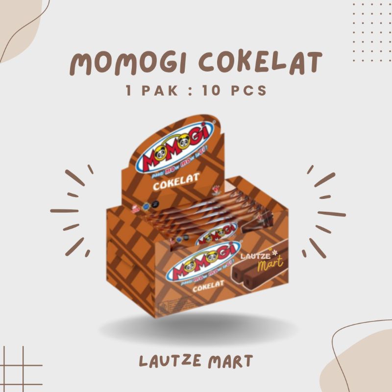 Jual [1 BOX] Momogi Coklat Isi 10 Pcs @12gr | Shopee Indonesia