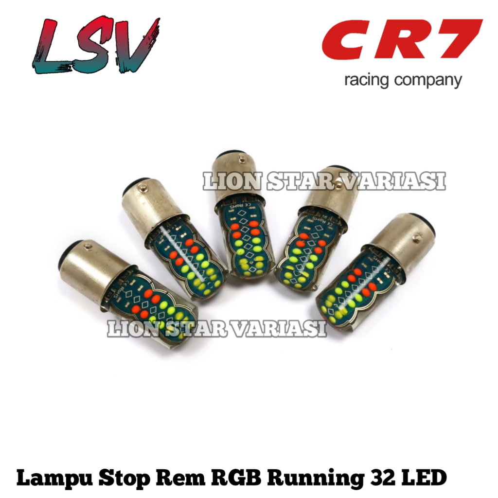 Jual Lampu Stop Rem 32 Mata LED Running Stop Rem Belakang RGB LED 32 ...