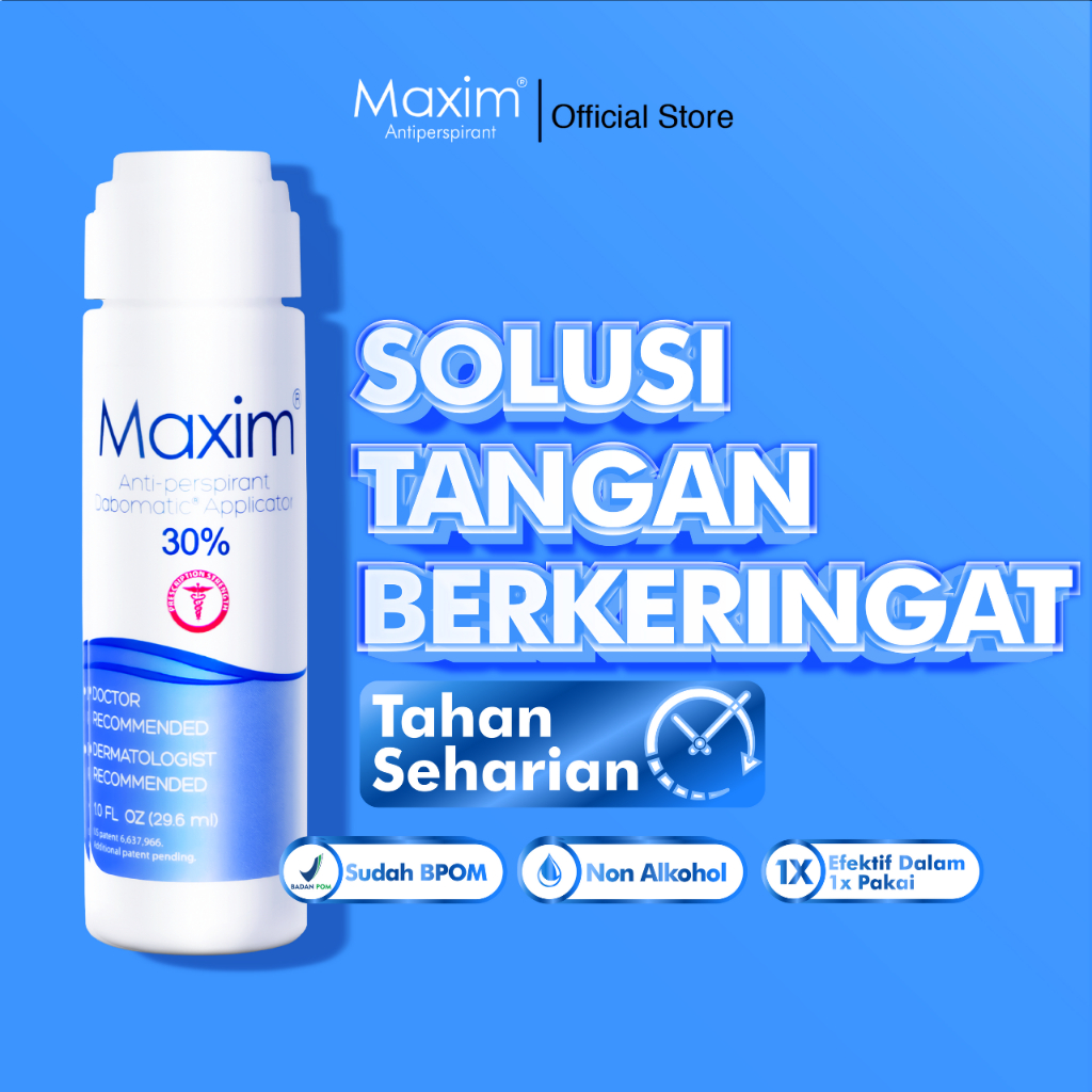 Jual Maxim Antiperspirant Dabomatic 30 Isi 30ml Deodoran Perawatan