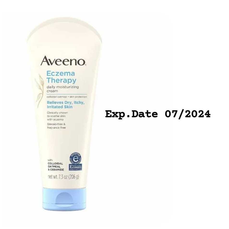 Jual Aveeno Eczema Therapy Daily Moisturizing Cream with Pump Relieves
