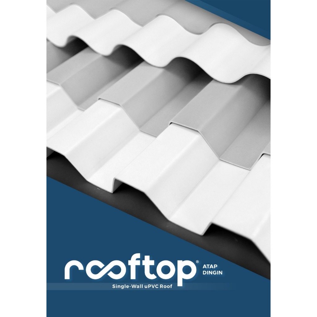 Jual ATAP DINGIN uPVC ROOFTOP® GR (SINGLE LAYER) | Shopee Indonesia