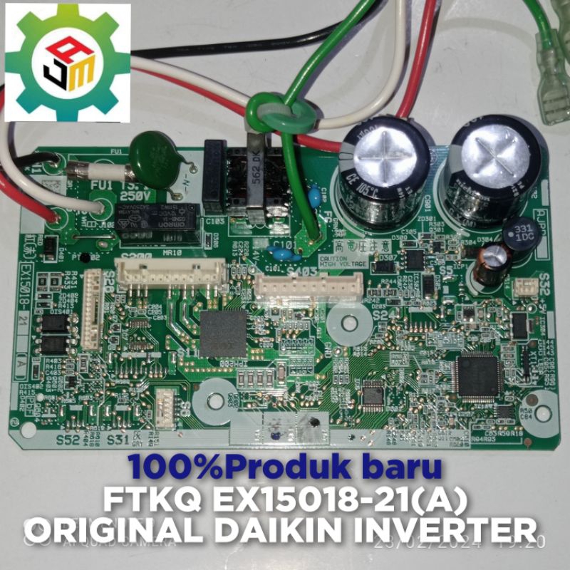 Jual MODUL PCB CONTROLLER INDOOR AC DAIKIN INVERTER THAILAND FTKQ