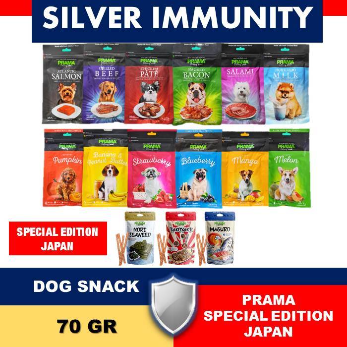Jual PRAMA DOG SNACK - CEMILAN MAKANAN ANJING 70 GR | Shopee Indonesia
