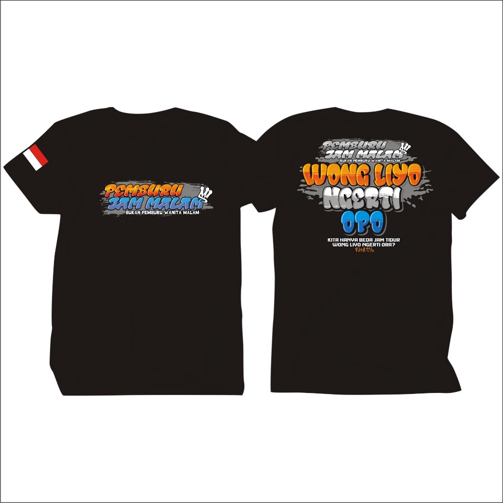Jual Kaos Dtf Kaos Wong Liyo Jan VIiral Crew Neck Kaos Murah Kaos Pria