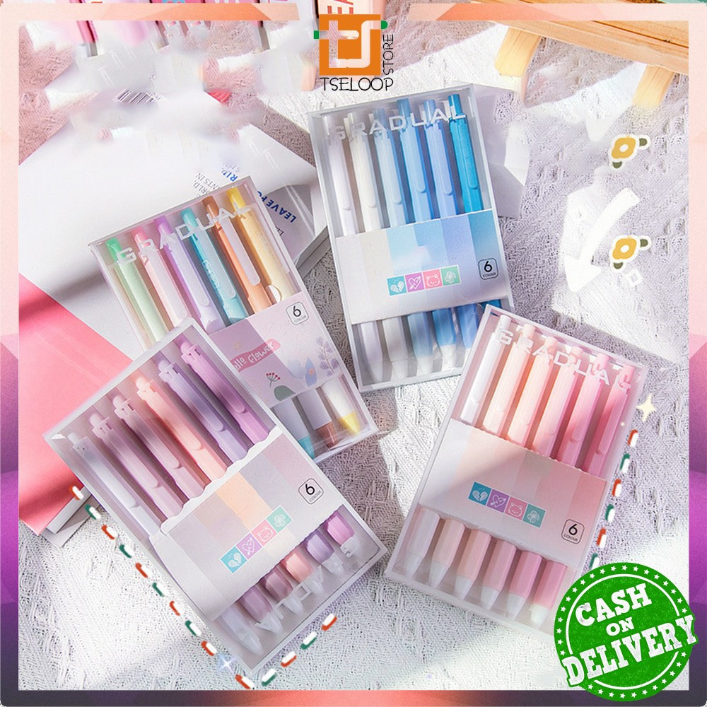 Jual Ofm A Pulpen Gel Mekanik In Motif Polos Warna Pastel Gaya