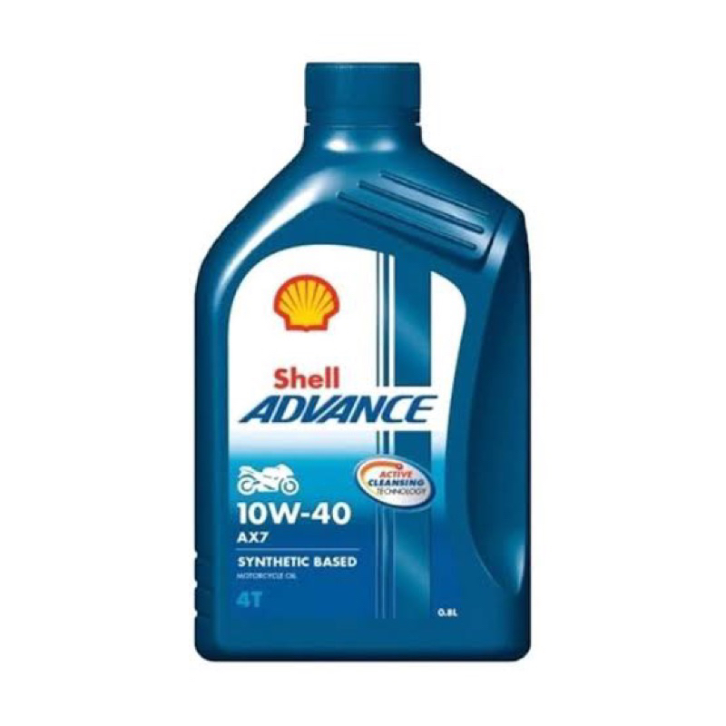 Jual Shell Advance AX7 SAE 10W-40 4T oli motor (800cc) | Shopee Indonesia