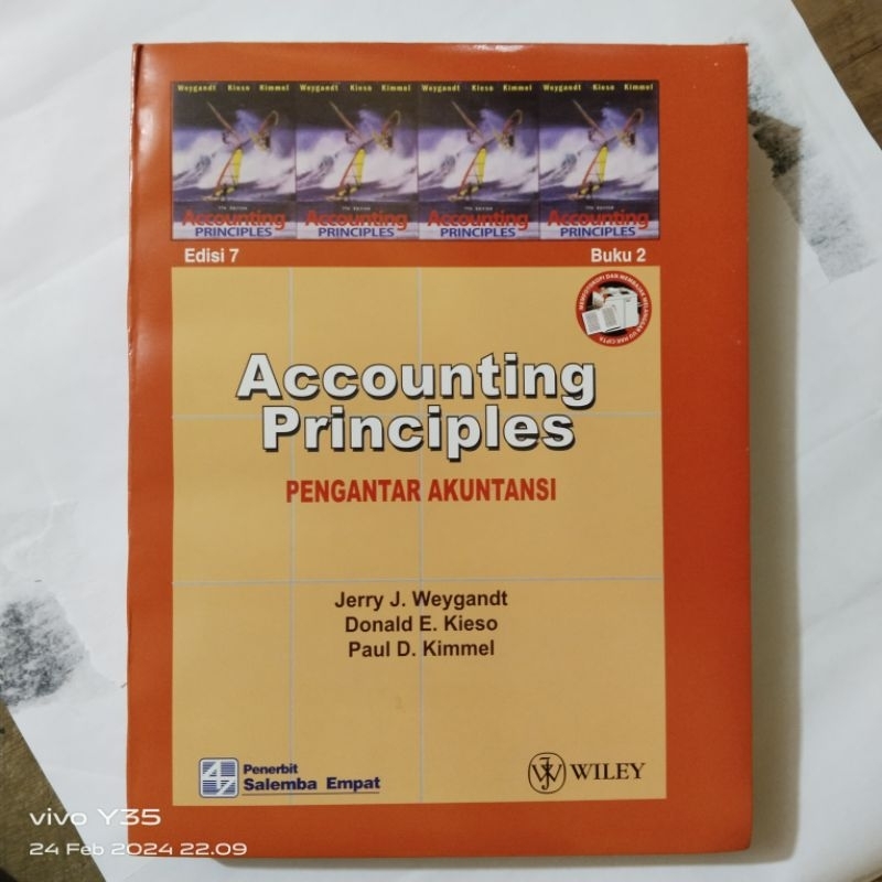 Jual Buku, PENGANTAR AKUNTANSI, EDISI 7, JILID 2. (Accounting Principle ...