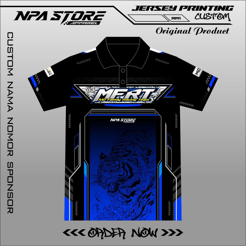 Jual JERSEY RACING KERAH CUSTOM NAMA NOMOR SPONSOR FULL PRINTING JERSEY ...