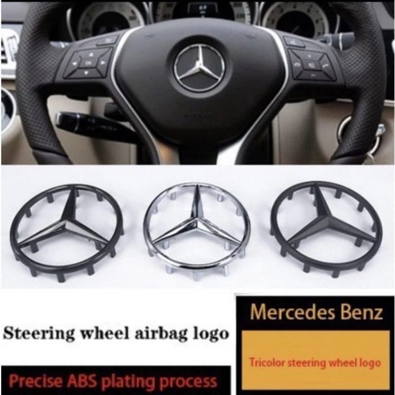 Jual Emblem Stir Setir Mercedes Benz Steering Wheel Airbag Logo Bintang ...
