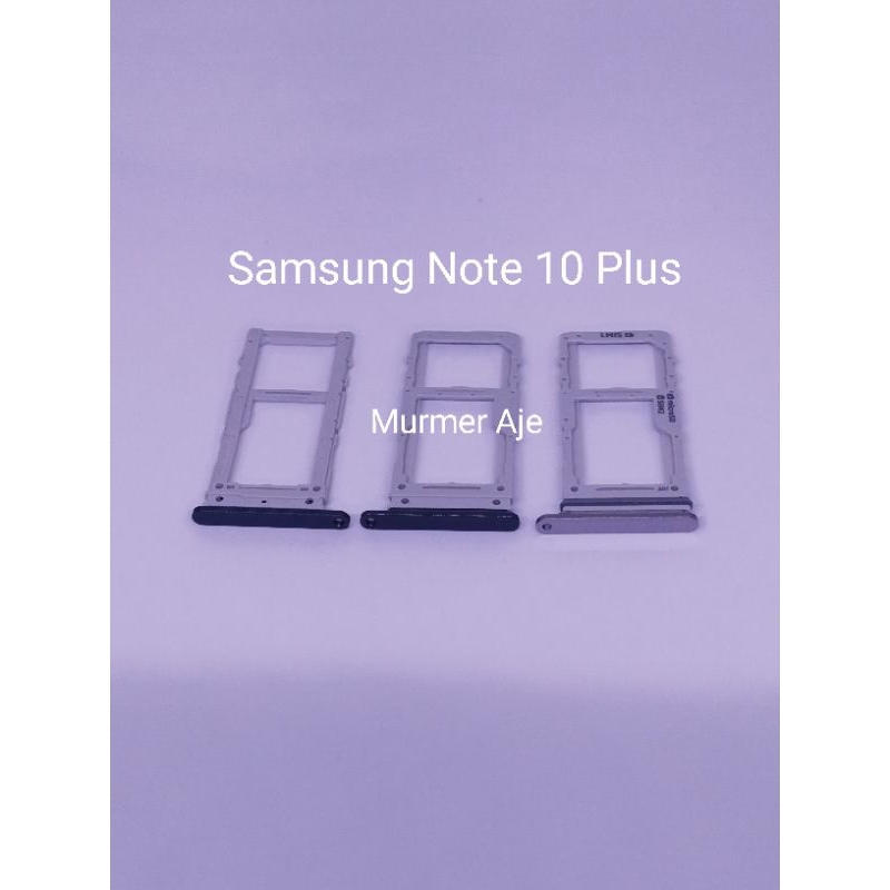Jual Sim card tray slot sim card samsung note 10 plus oem | Shopee ...