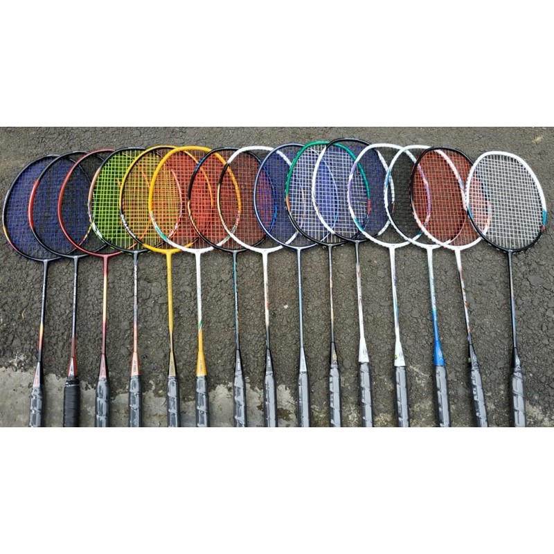 Jual RAKET BULUTANGKIS TERMURAH BERKUALITAS 24lbs SIAP PAKAI BERLOGO ...
