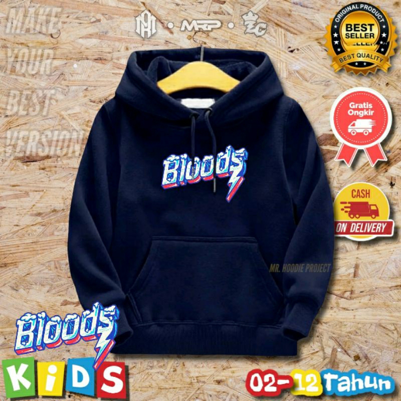 Jual SWEATER HOODIE ANAK LAKI-LAKI PEREMPUAN BLOODS USIA 1-12 TAHUN ...