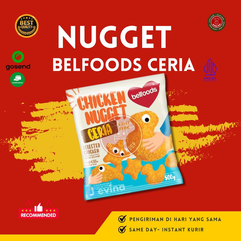 Jual Belfoods Chicken Nugget Ceria Nugget Ceria Belfoods Gr