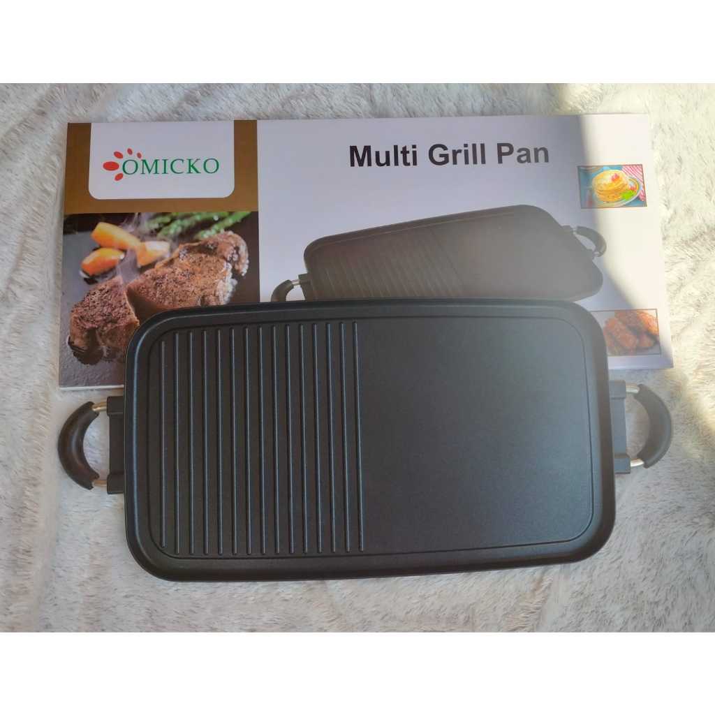 Jual Grill Pan Anti Lengket Kotak Panggangan Daging Premium Multi Grill Alat Bakar Bbq Korean