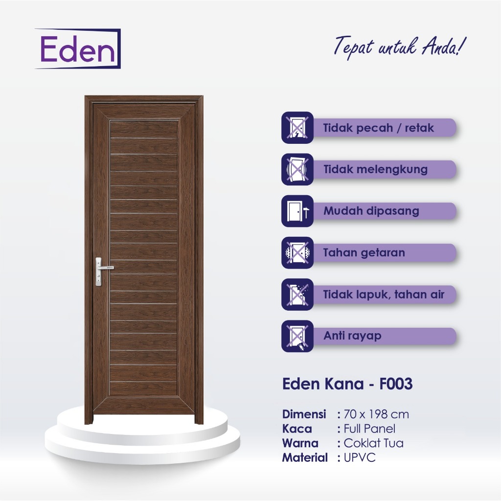 Jual Pintu UPVC EDEN Kanna F003 | Shopee Indonesia