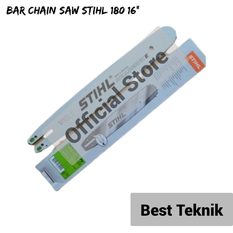 Jual Guide Bar Chain Saw Stihl MS 180 16" Original | Shopee Indonesia