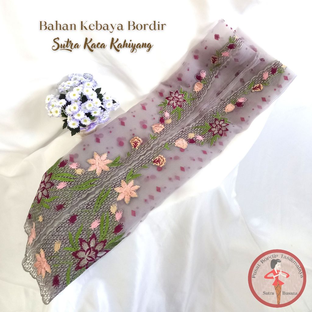 Jual Pusat Bordir Tasikmalaya Bahan Kebaya Bordir Bali Kebaya Encim